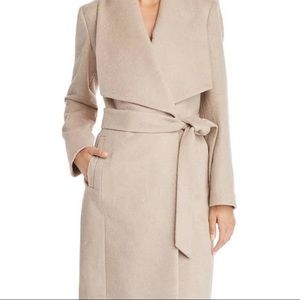 Cole Haan Wool belted wrap coat